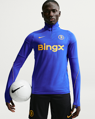 Chelsea FC Strike Men's Nike Dri-FIT Soccer Knit Drill Top. Nike.com